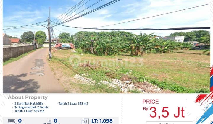 Dijual Tanah SHM di Pondok Ranggon Jakarta Timur
