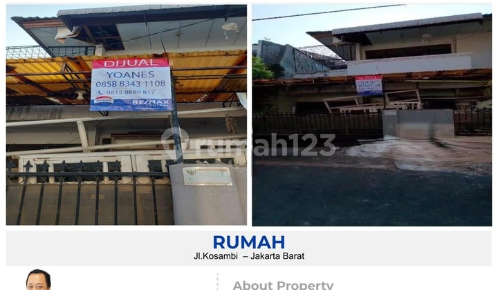 DIJUAL Rumah Tua Hitung Tanah di Tomang Jakarta Barat