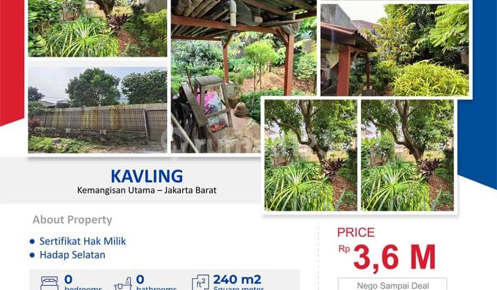 DIJUAL KAVLING di Kemanggisan Utama Jakarta Barat