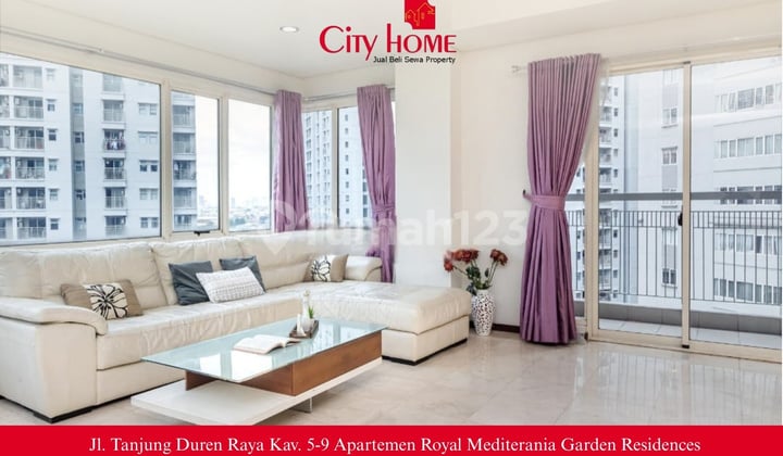 Sewa 3Br Royal Medit 110M2 Full Furnished - 150Jt/Th Nego