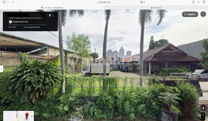 Investasi Menarik!! Lahan Luas SHM Di Jakarta Selatan Harga Menarik