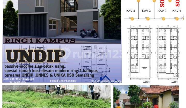 Termurah 16 Kamar,Shm,Rumah Kostdekat Kampus Undip