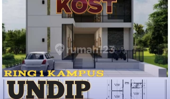 Modern 2-Story Boarding House, 16 Rooms, Ring Road 1 Undip Tembalang