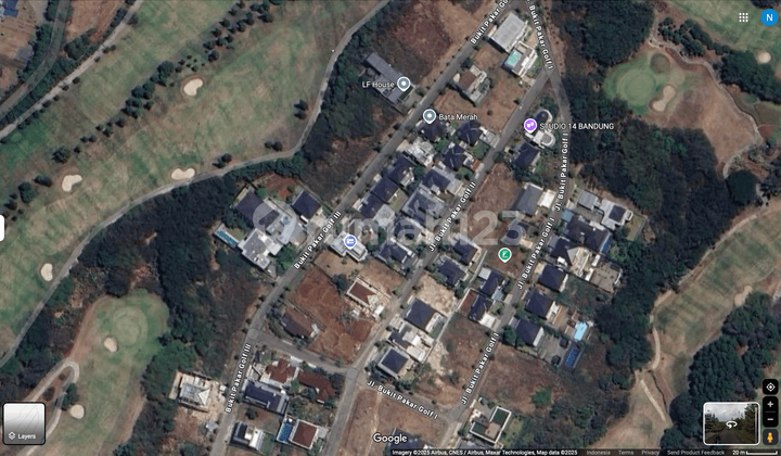 Tanah Dijual Resor Dago Pakar, Bukit Pakar Golf, Bandung. Nego