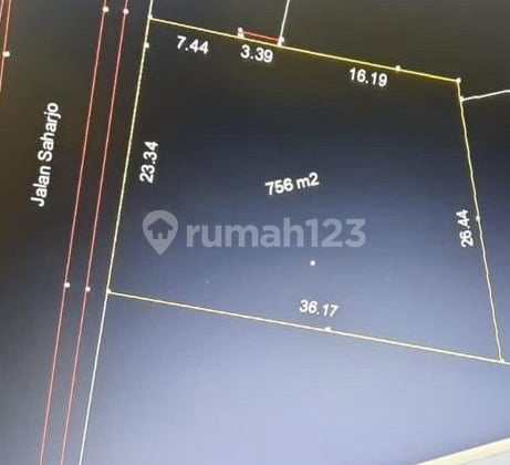 Commercial Land on Jalan Dr. Saharjo, Tebet, South Jakarta
