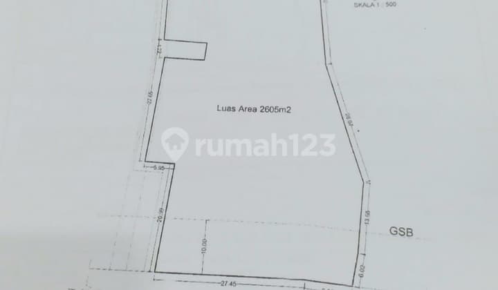 Tanah di Cipete Jakarta Selatan, Luas 3000 M2, Harga Nego