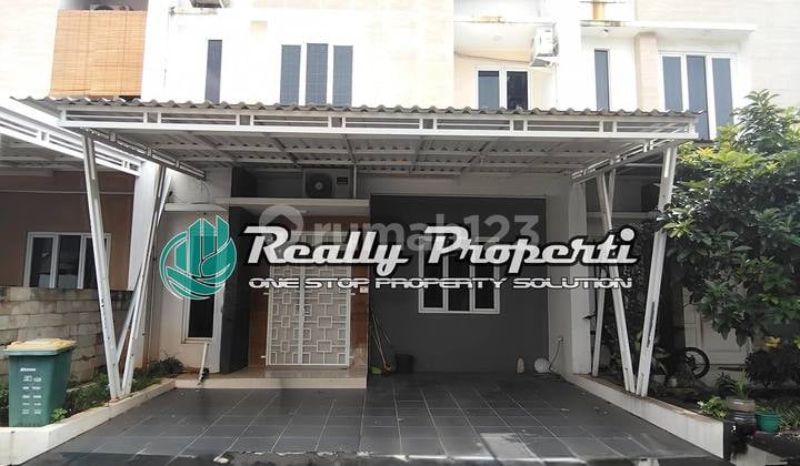Rumah Cluster 2 LT Bebas Banjir Semi Furnished AC di Jatibening