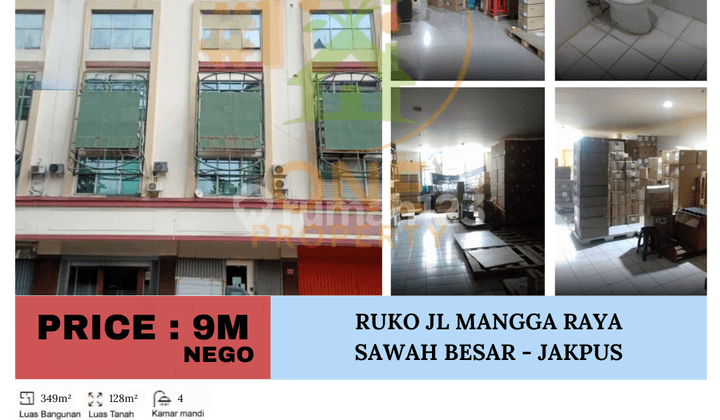 Ruko Jl Mangga Dua Raya, Mall Mangga Dua, Sawah Besar - Jakarta Pusat