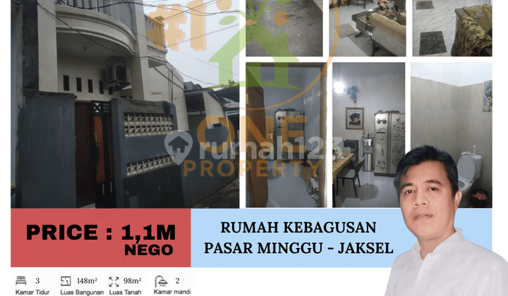 Rumah di Kebagusan, Pasar Minggu - Jakarta Selatan