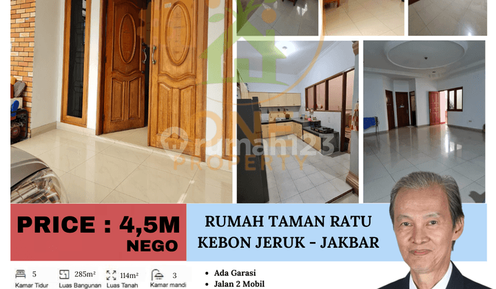 Jual Cepat BU Rumah bagus di Taman Ratu - Jakarta Barat