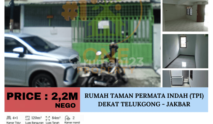 Dijual Rumah Terawat di Taman Permata Indah (Tpi) Dekat Telukgong - Jakarta Barat