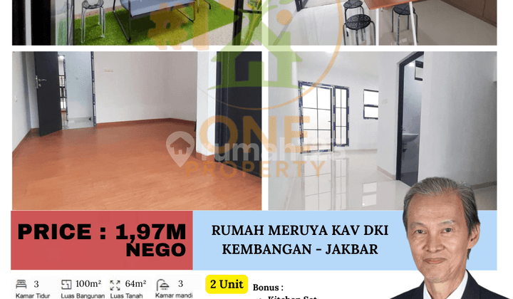 Dijual Rumah Baru di Meruya Utara, Kav Dki - Jakarta Barat
