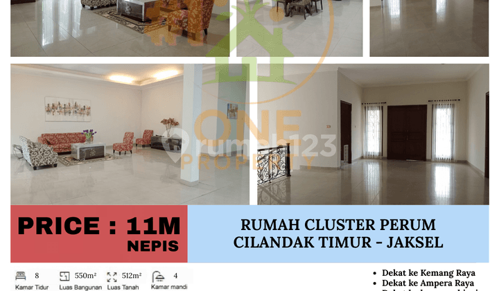 Dijual Cepat!! Rumah di Cluster Perumahan di Cilandak Timur, Pasar Minggu - Jakarta Selatan