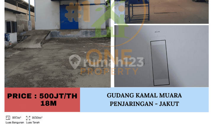 Warehouse for Sale in Kamal Muara, Penjaringan - North Jakarta