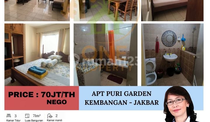Disewakan Apartemen Puri Garden, Kembangan - Jakarta Barat