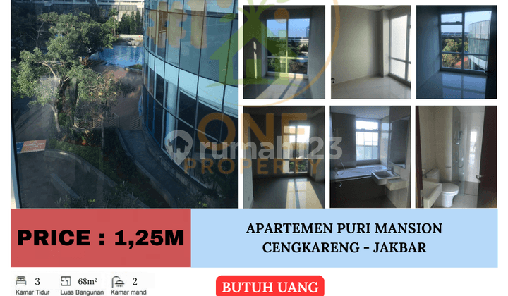 For Sale!! Puri Mansion Apartment, Cengkareng - West Jakarta