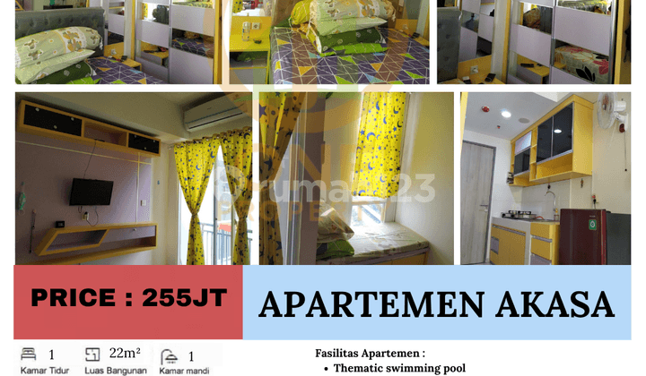 Turun Harga!! Apartemen Akasa, Serpong Utara, Tangerang Selatan