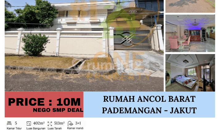 Dijual Rumah di Ancol Barat, Pademangan - Jakarta Utara