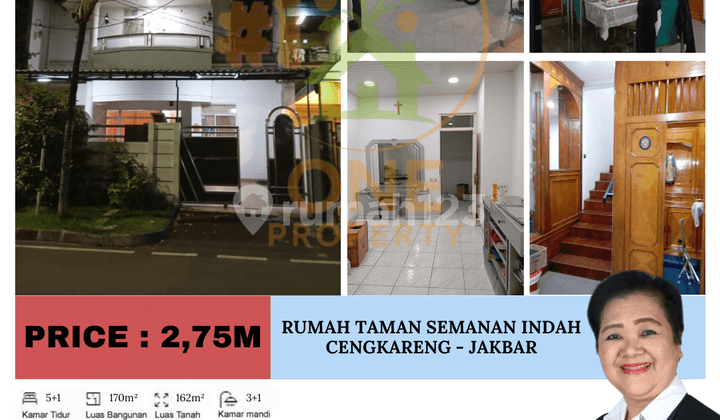 Dijual Rumah Taman Semanan Indah, Cengkareng - Jakarta Barat