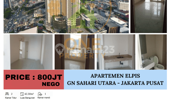 Apartemen Elpis, Gn. Sahari Utara, Sawah Besar - Jakarta Pusat