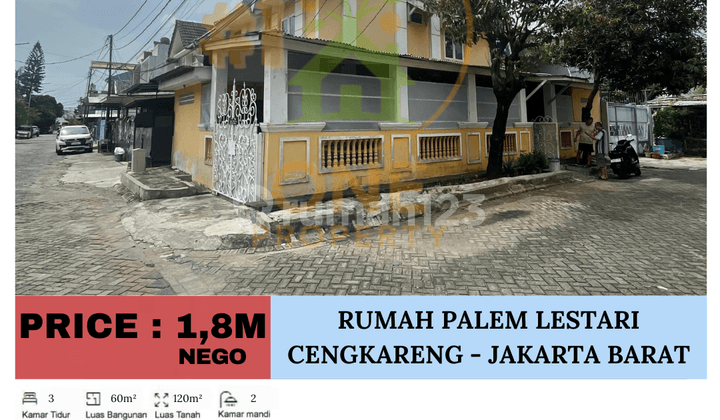 Turun Harga! Dijual Rumah di Palem Lestari, Cengkareng - Jakarta Barat