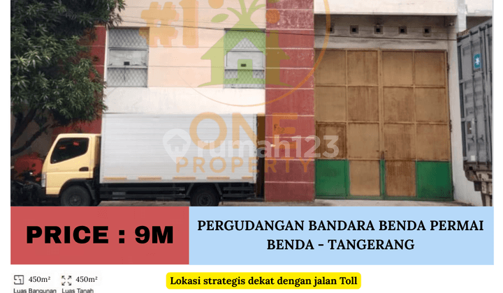 Dijual Pergudangan Bandara Benda Permai, Benda - Tangerang