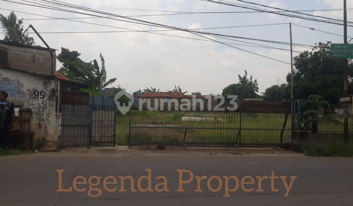 Disewakan Tanah Strategis Pinggir Jl Raya Setu Bt Gebang