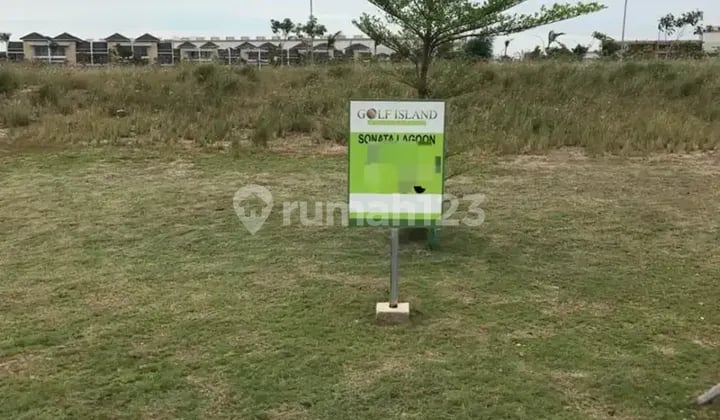 Dijual Kavling Golf Island Pik Sonata Lagoon Uk 8X25 Hoek Luas Tanah 390M. View Tanggu