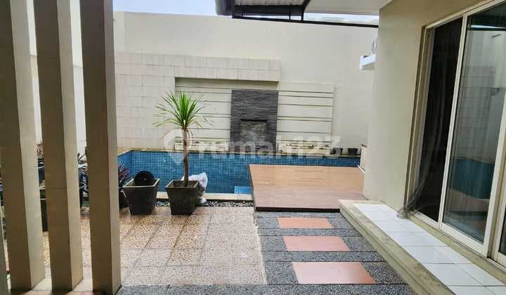DISEWAKAN Rumah Furnished SHM WITH POOL Sutera Onix Alam Sutera, Tangerang