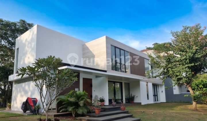 di jual rumah + kavling hoek style minimalis CLUSTER RINDANG BSD Vermont, Tangerang