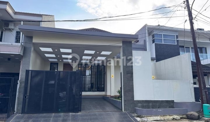 Dijual Rumah Baru Full Renovasi di Villa Melati Mas BSD City - Posisi Depan Taman, Unit Langka Rumah 1 Lantai dengan Konsep Modern Minimalis