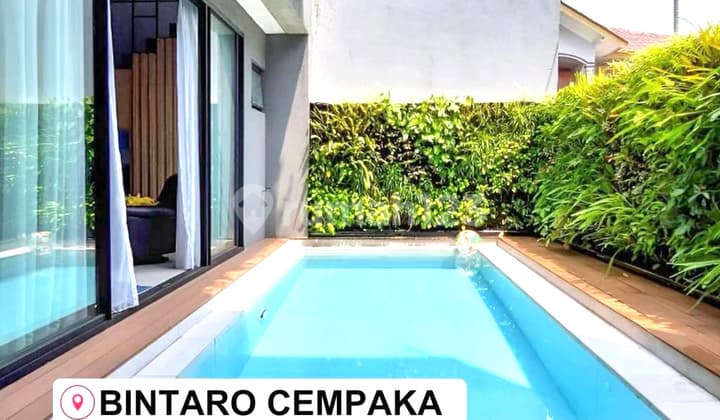 Rumah Bagus, Fully Furnished Ada Kolam Renang Di Cempaka Bintaro