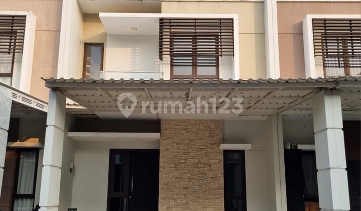 Rumah Cluster Burgundy Semi Furnished Full Renovasi Siap Huni