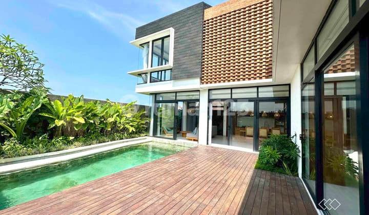 DIJUAL VILLA 3 KAMAR TIDUR BARU DENGAN PEMANDANGAN SAWAH DI KEDUNGU - RF4432B
