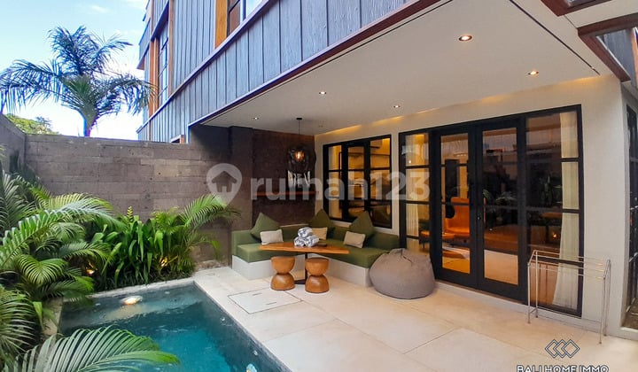 For Rent Modern Villa 3 Bedrooms In Exclusive Resort Near Berawa Beach - Rf7512