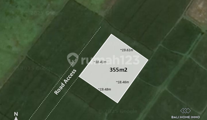 DIJUAL HAK MILIK TANAH KAWASAN WISATA DEKAT PANTAI KEDUNGU BALI - RF7535