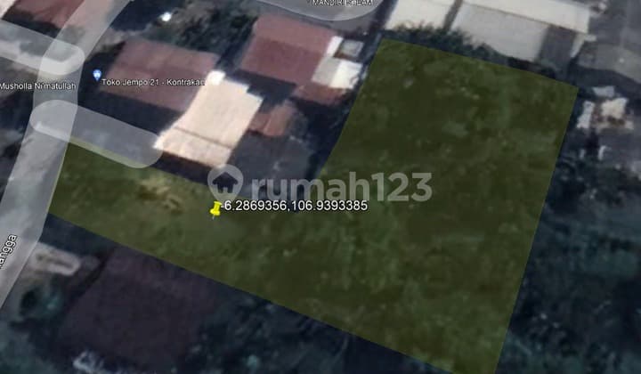 Lahan Kebun Di Jati Asih Bekasi Akses Dekat Jalan Raya