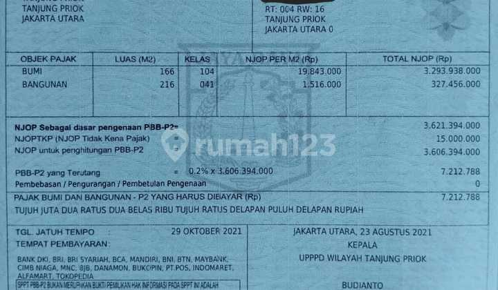 Dijual Murah Tanah Plus Bangunan Lokasi Jalan Raya Cocok untuk Tempat Tinggal dan Usaha