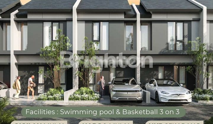 RUMAH 2 LANTA MINIMALIS BARU SIAP HUNI HARGA MURAH LOKASI STRATEGIS