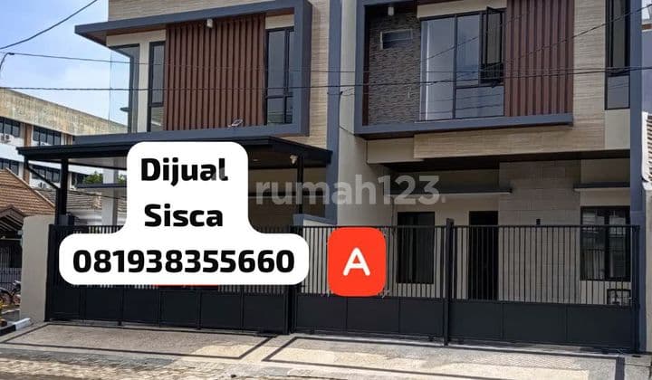 Rumah Baru Gress 2 Lantai Siap Huni Bebas Bajir di Klampis