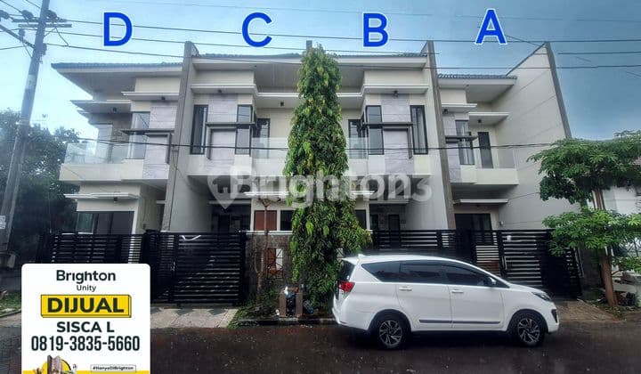 RUMAH BARU GRESS 2 LANTAI DESAIN MINIMALIS SIAP HUNI ONE GATE SISTEM