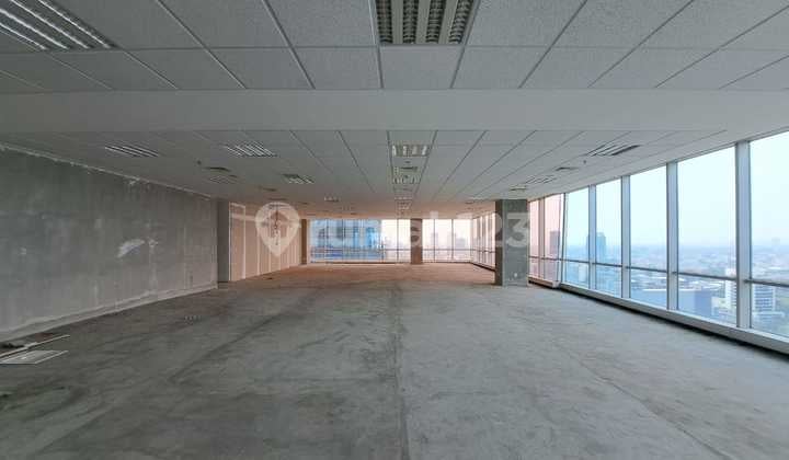 Premium Office Rental 850 sqm Bare Condition at Pacific Century Place SCBD