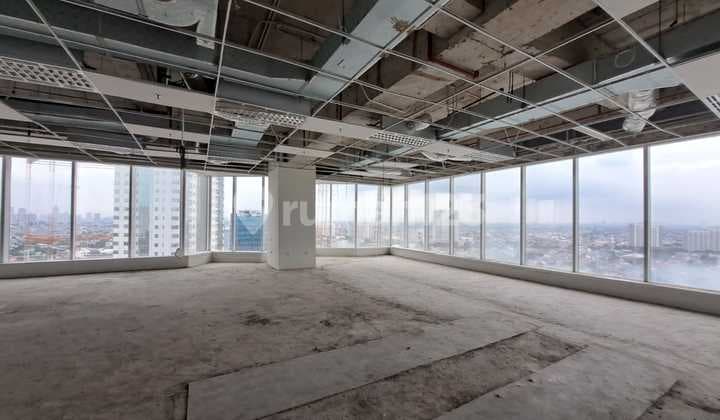 Sewa Kantor 212 M2 Posisi Hook di Akr Tower Kb. Jeruk Hrg Nego