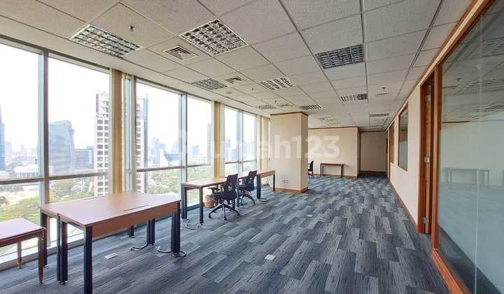 Sewa Kantor 266 M2 Sdh Partisi di Menara Prima Mega Kuningan