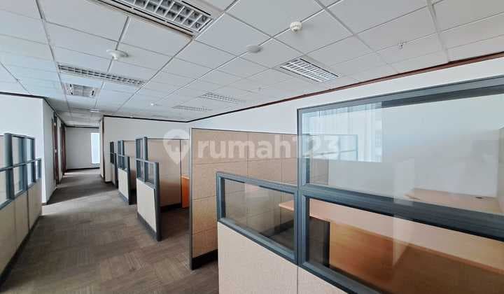 Semi-Furnished Office Rental 508 M2 in Rajawali Tower Mega Kuningan, Negotiable