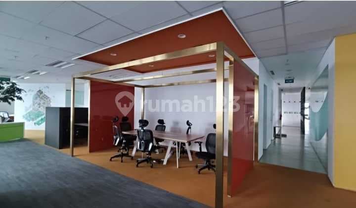 Office Rental Full 1 Floor 1486 M2 at XL Axiata Tower Kuningan, Ready to Occupy