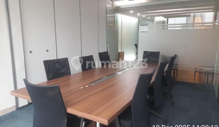 Sewa Kantor Cyber 2 Tower Kuningan Luas 428 M2 Siap Huni