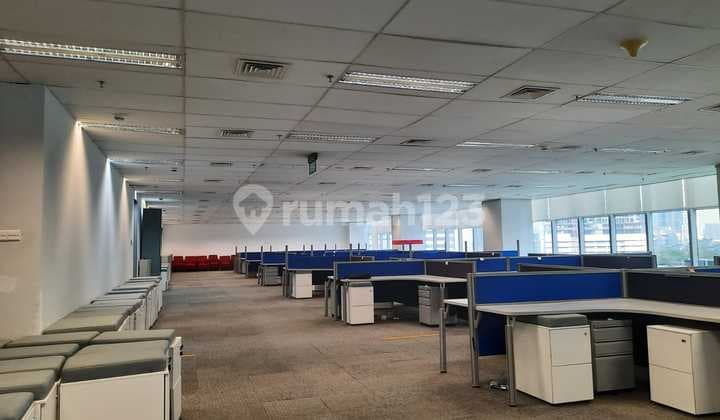 Sewa Kantor Full Furnish 682 M2 di Rdtx Square Kuningan, Hrg Nego