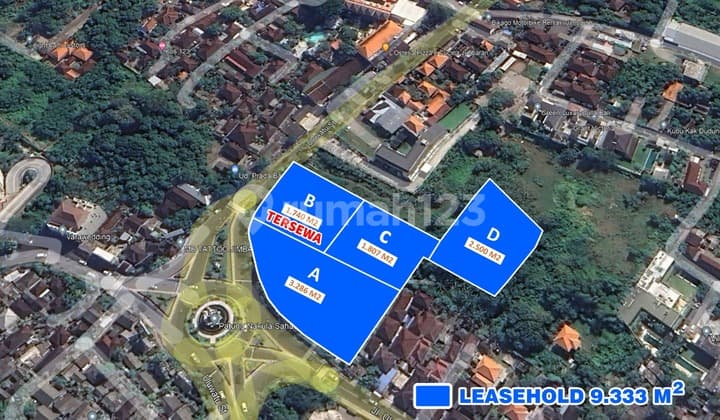 Disewakan Tanah Strategis Dekat Movenpick Resort Jimbaran Bali