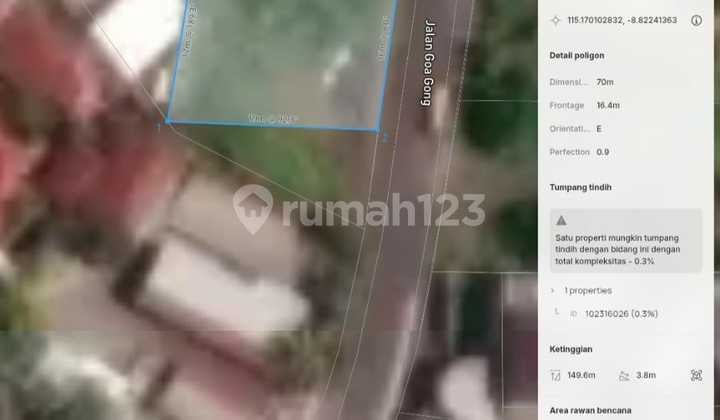 For Sale Immediately - Main Road Land, Ungasan, Bali